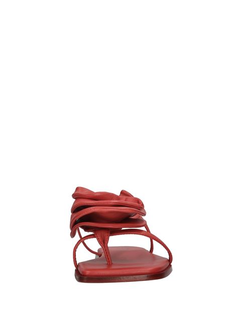 Sandali in pelle VIC MATIE' | 1G3760D_G42G200410ROSSO